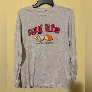 Simply Southern Gray 'Nug Life' Graphic Tee